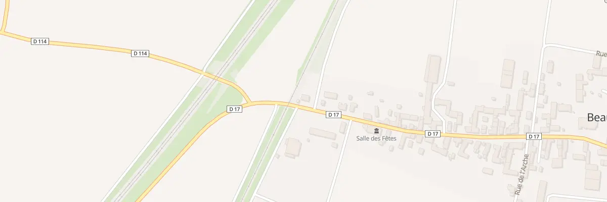 Plan du 1 Rue de Paris à Beauvilliers