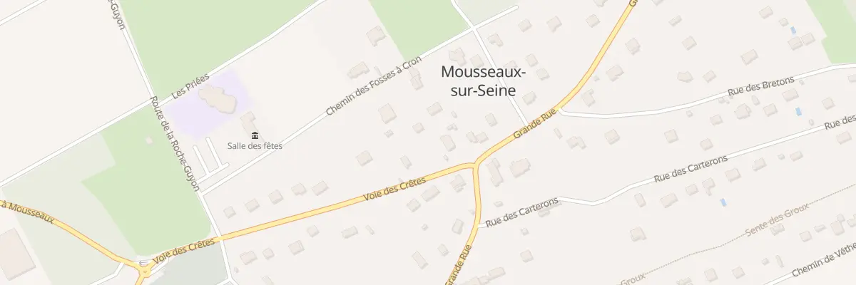 Plan du 5 Voie des Crêtes à Mousseaux-sur-Seine