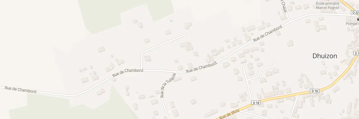 Plan du 35 Rue de Chambord à Dhuizon