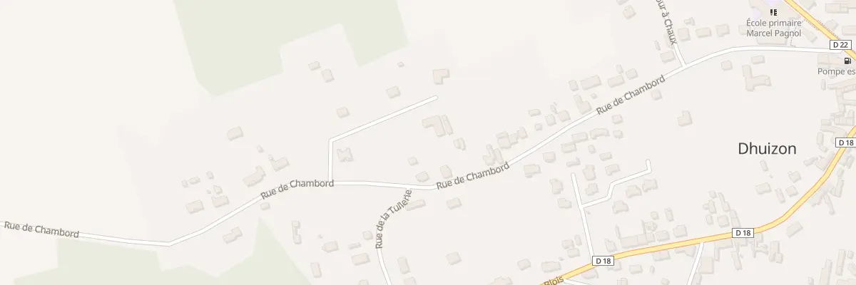 Plan du 33B Rue de Chambord à Dhuizon