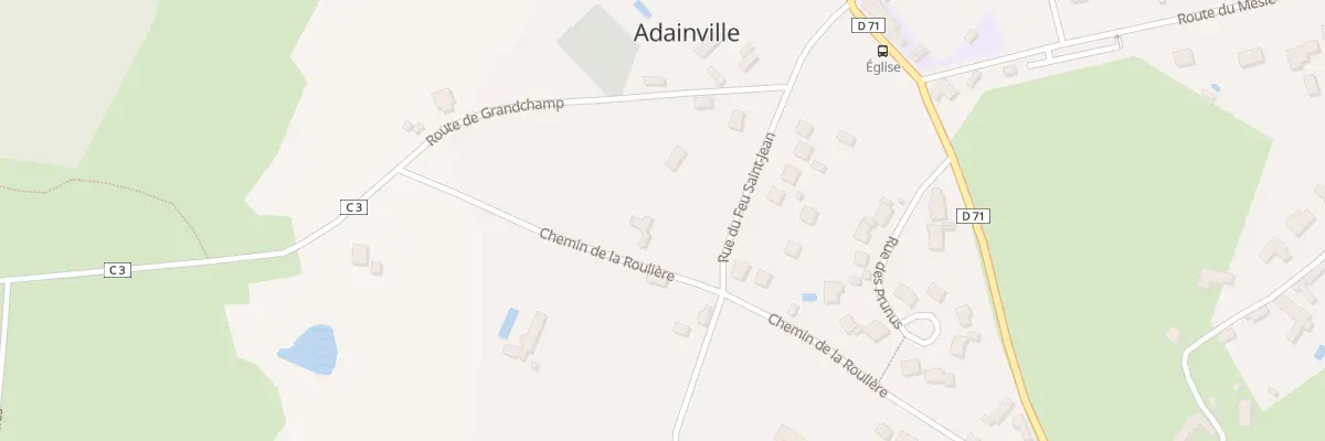 Plan du 5024 Rue du Feu St Jean à Adainville