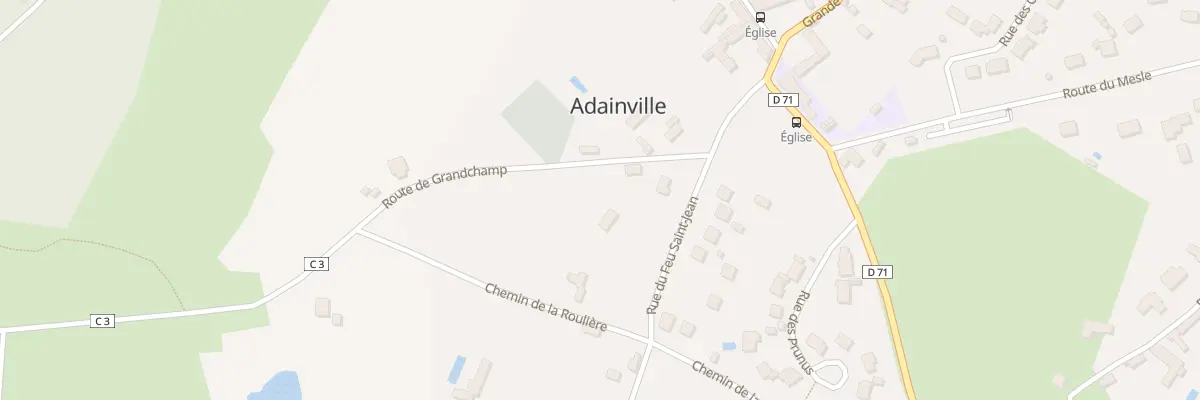 Plan du 4 Rue du Feu St Jean à Adainville