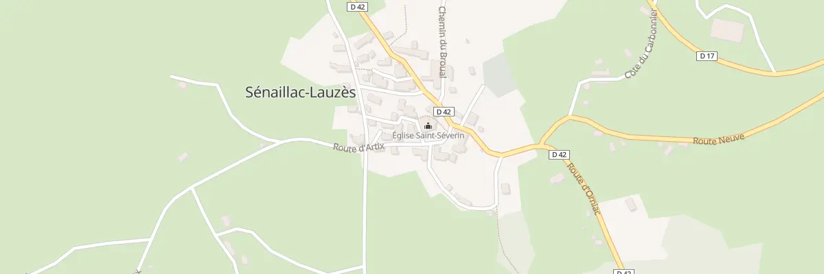 Plan du 5024 Senaillac à Sénaillac-Lauzès