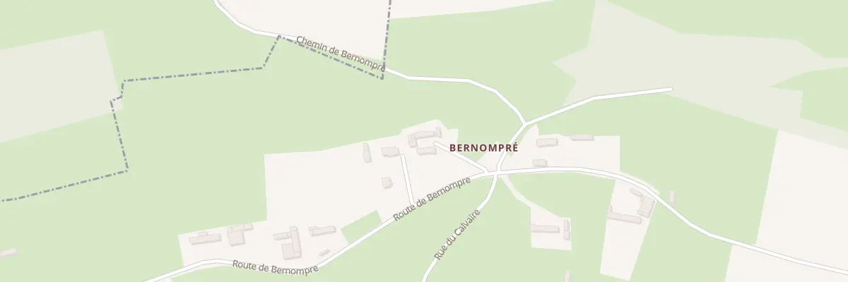 Plan du 5043 Bernompre à Nullemont