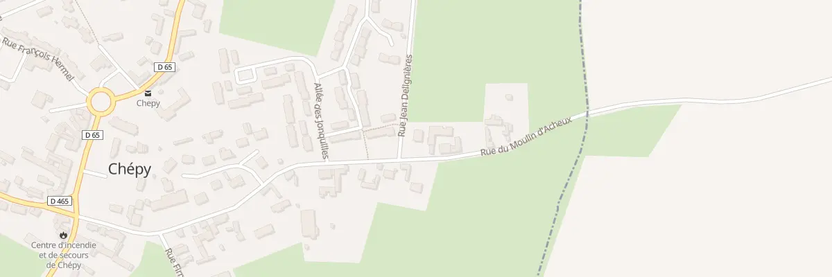 Plan du 520 Rue Jean Delignières à Chépy