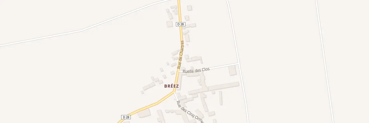 Plan du 4B Rue de Chartres à Umpeau