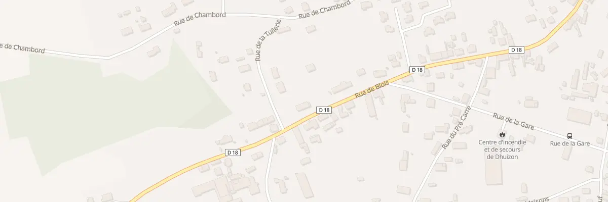 Plan du 45 Rue de Blois à Dhuizon