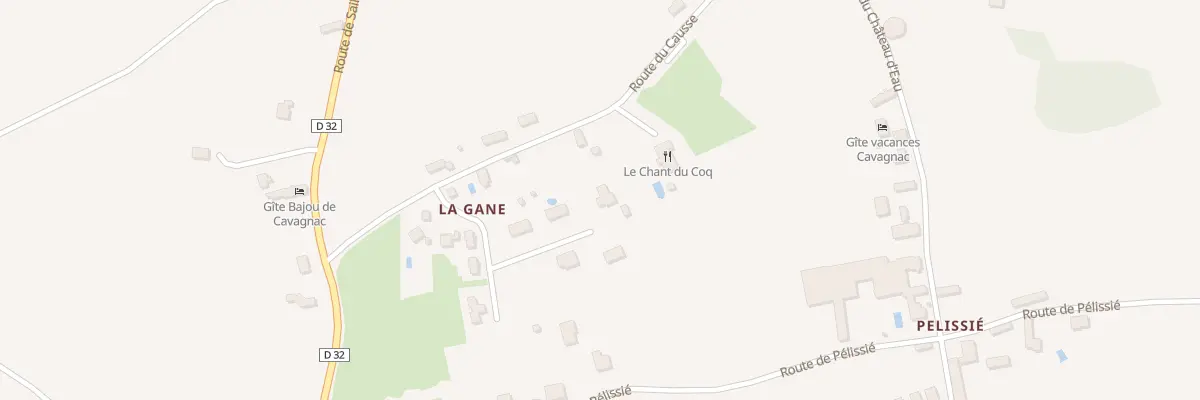Plan du 5281F Champ d’Aubiac à Cavagnac
