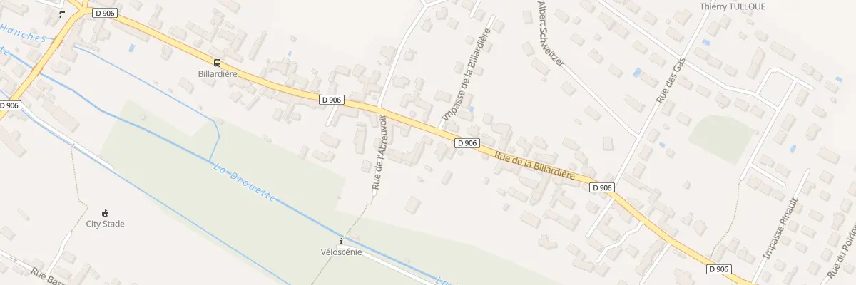 Plan du 32 Rue de la Billardière à Hanches