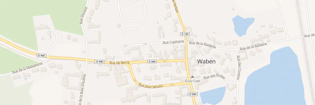 Plan du 8 Rue de Berck à Waben