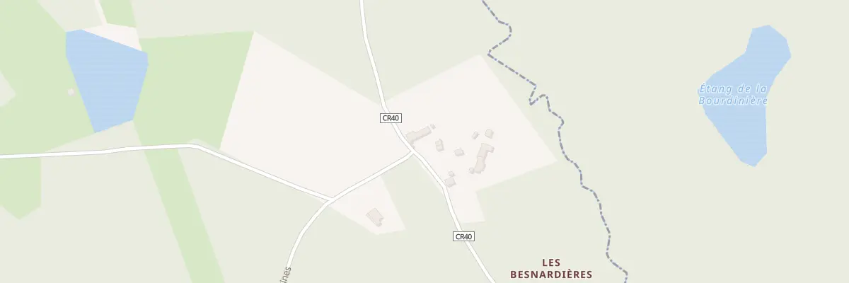 Plan du 1 Les Besnardières à Crouy-sur-Cosson