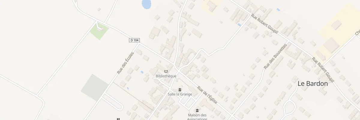 Plan du 11 Rue du Bourg au Bardon