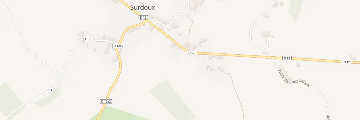 Plan du 5020 Surdoux à Surdoux