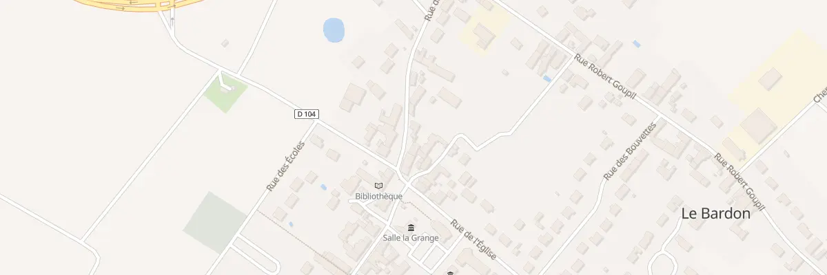 Plan du 9B Rue du Bourg au Bardon