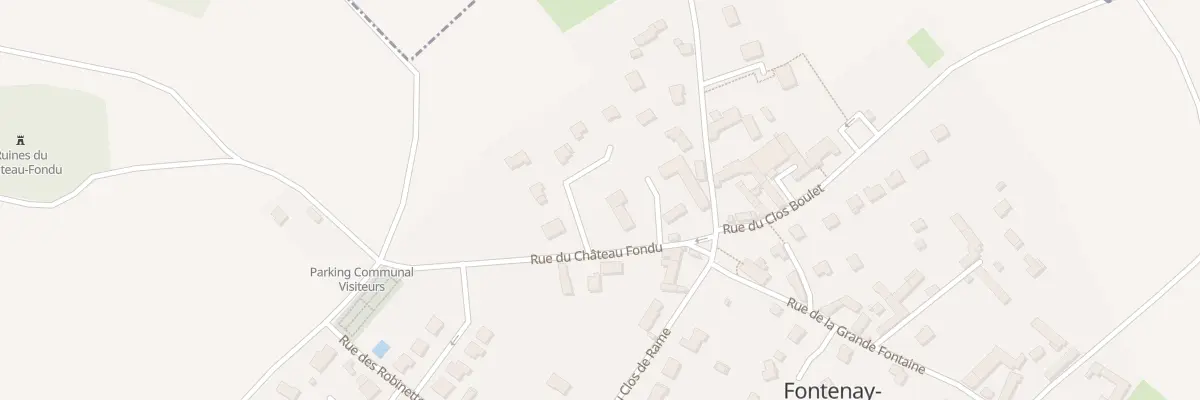 Plan du 3 Rue du Château Fondu à Fontenay-Mauvoisin