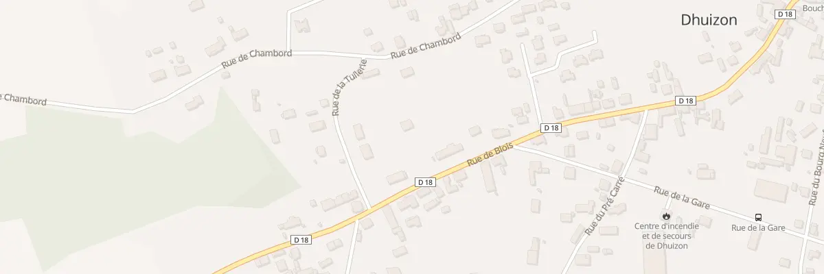 Plan du 43 Rue de Blois à Dhuizon