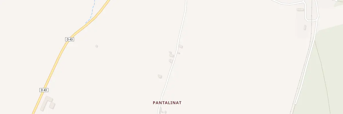 Plan du 220 Che de Pantalinat à Floirac