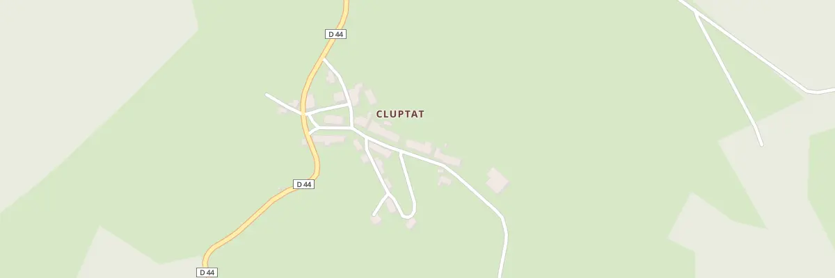 Plan du 13 Cluptat à Ceyroux