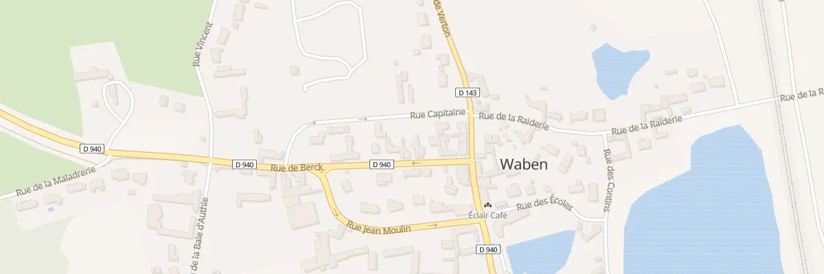 Plan du 6 Rue de Berck à Waben