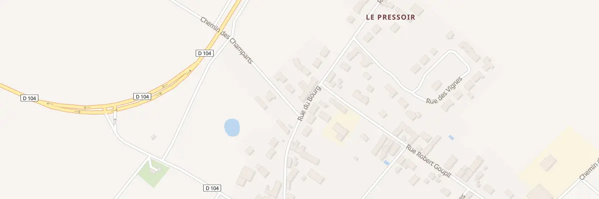 Plan du 4A Rue du Bourg au Bardon