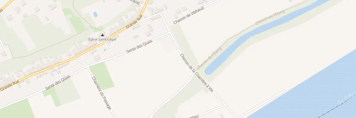 Plan du 5025 Rue de la Charrière à Vie à Mousseaux-sur-Seine