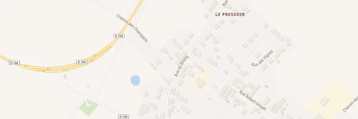 Plan du 4 Rue du Bourg au Bardon