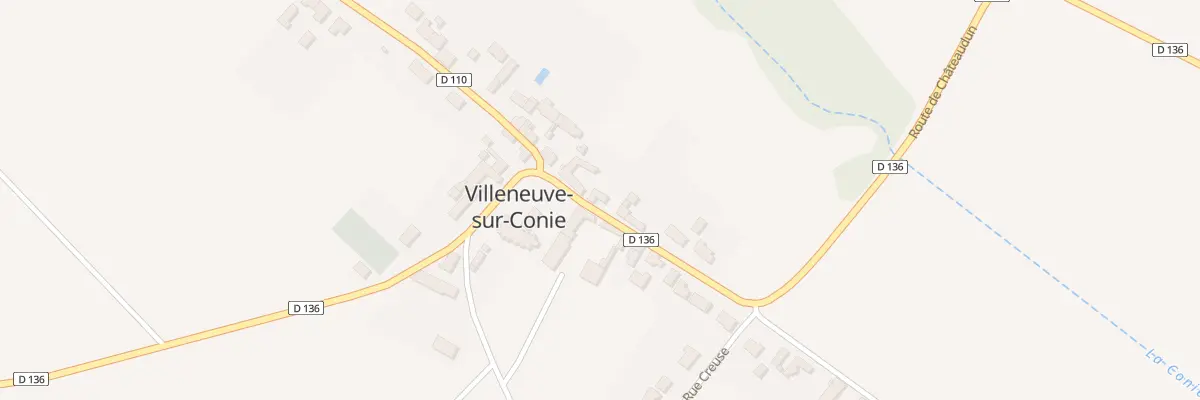 Plan du 5027 Le Bourg Nord à Villeneuve-sur-Conie