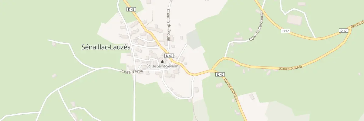 Plan du 49 Rte d’Orniac à Sénaillac-Lauzès