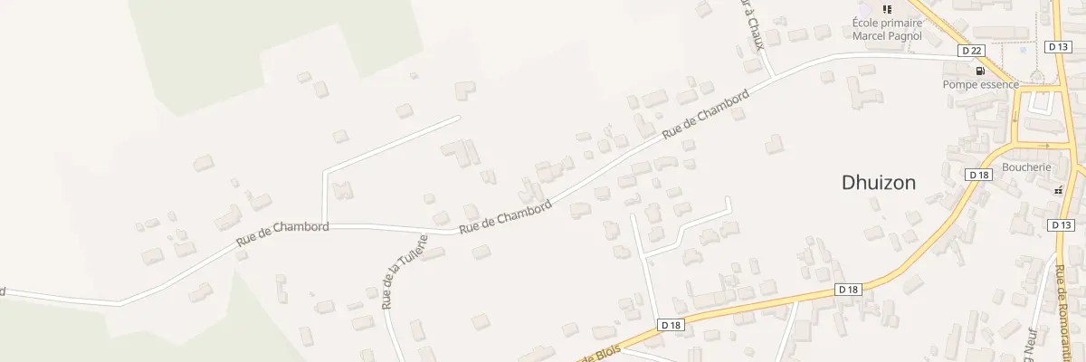 Plan du 27 Rue de Chambord à Dhuizon