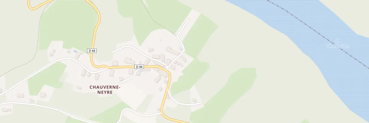 Plan du 10 Chauverne Neyre à Châtelus-le-Marcheix