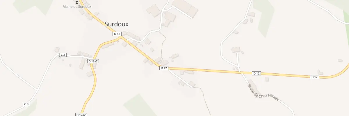 Plan du 5030 Surdoux à Surdoux