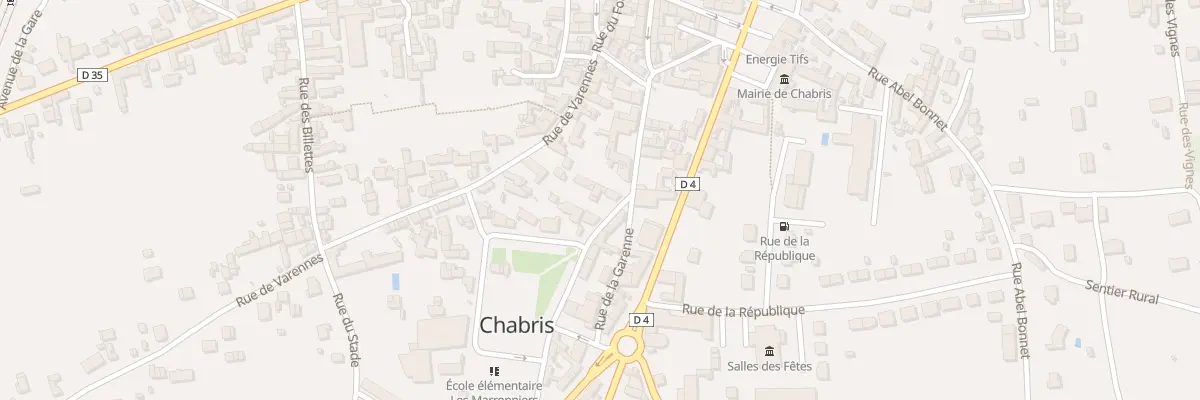 Plan du 2 Rue du Champ de Foire à Chabris