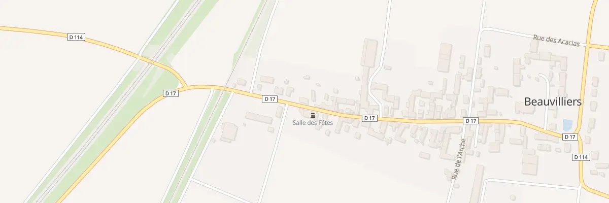 Plan du 9 Rue de Paris à Beauvilliers