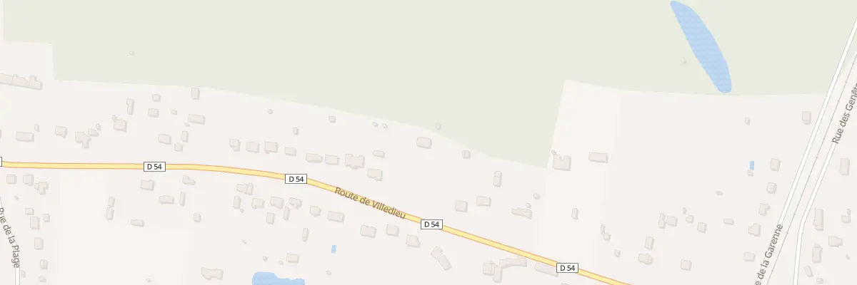 Plan du 24 Rte de Villedieu à Gièvres