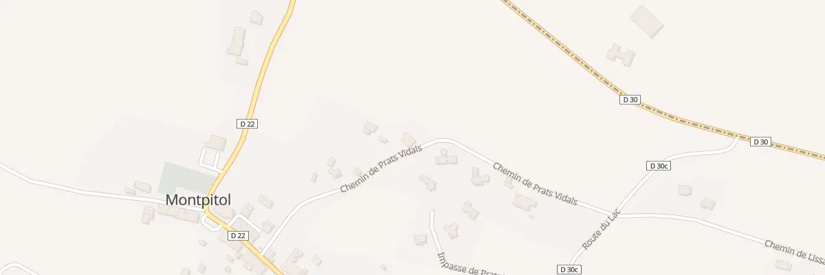Plan du 24 Che de Prats Vidals à Montpitol