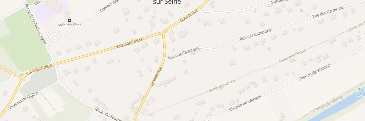 Plan du 2 Rue des Carterons à Mousseaux-sur-Seine
