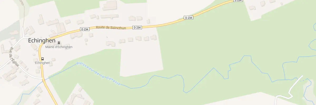 Plan du 314 Rte de Baincthun à Echinghen