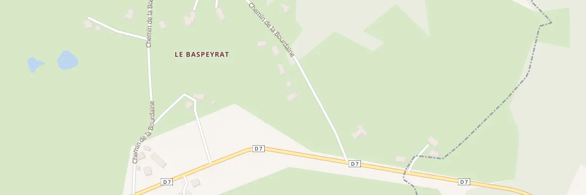 Plan du 5330 Au Baspeyrat à Chanteix