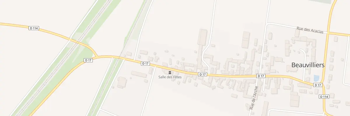 Plan du 11 Rue de Paris à Beauvilliers