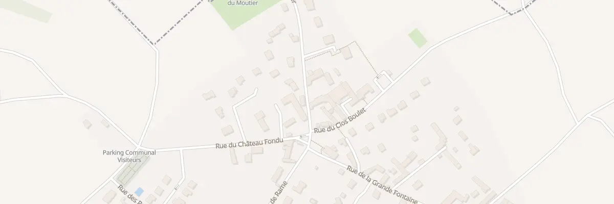 Plan du 1 Rue du Moutier à Fontenay-Mauvoisin