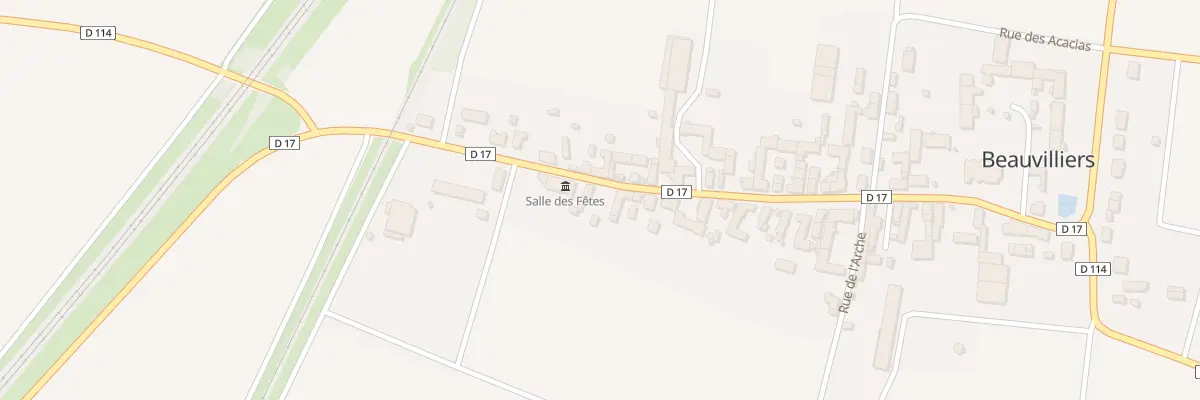 Plan du 8 Rue de Paris à Beauvilliers