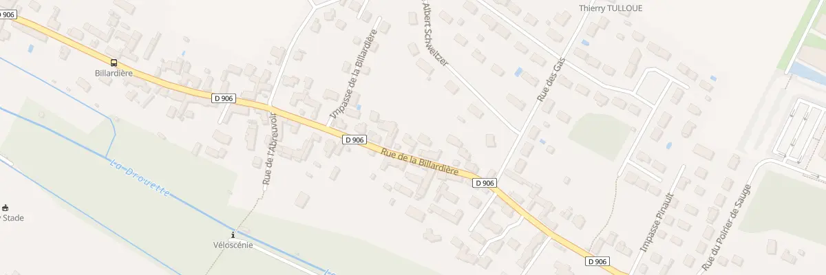 Plan du 59 Rue de la Billardière à Hanches