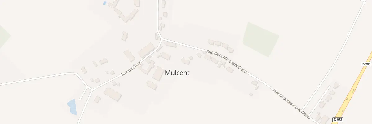 Plan du 2B Rue de la Mare aux Clercs à Mulcent