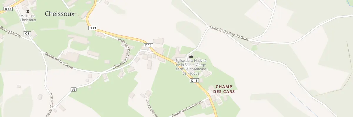 Plan du 1 Pl de la Chapelle à Cheissoux
