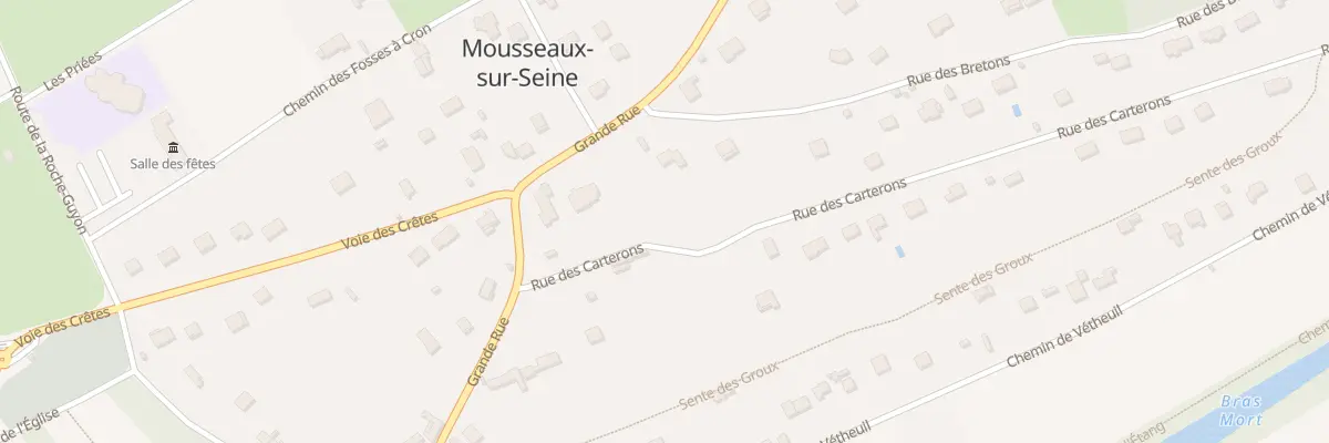Plan du 1B Rue des Carterons à Mousseaux-sur-Seine