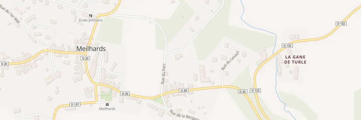 Plan du 5515 Rte de la Besse à Meilhards