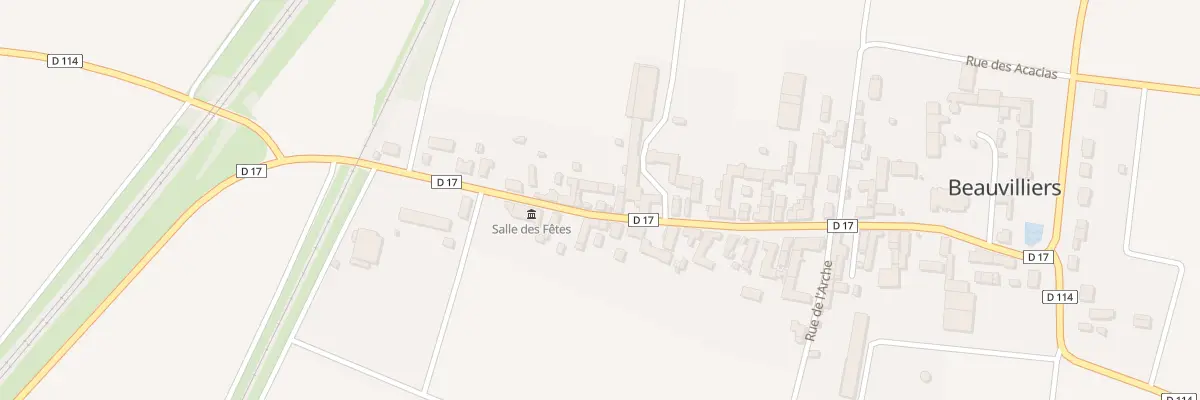 Plan du 19 Rue de Paris à Beauvilliers