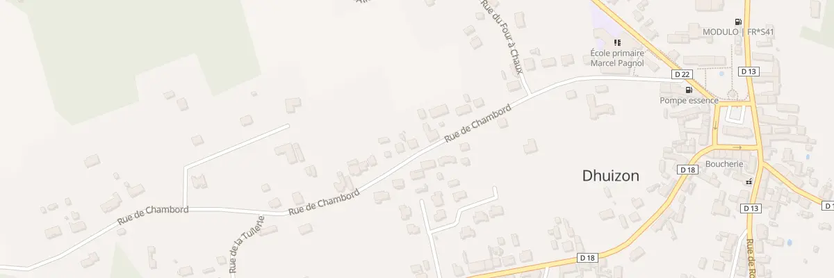 Plan du 19 Rue de Chambord à Dhuizon