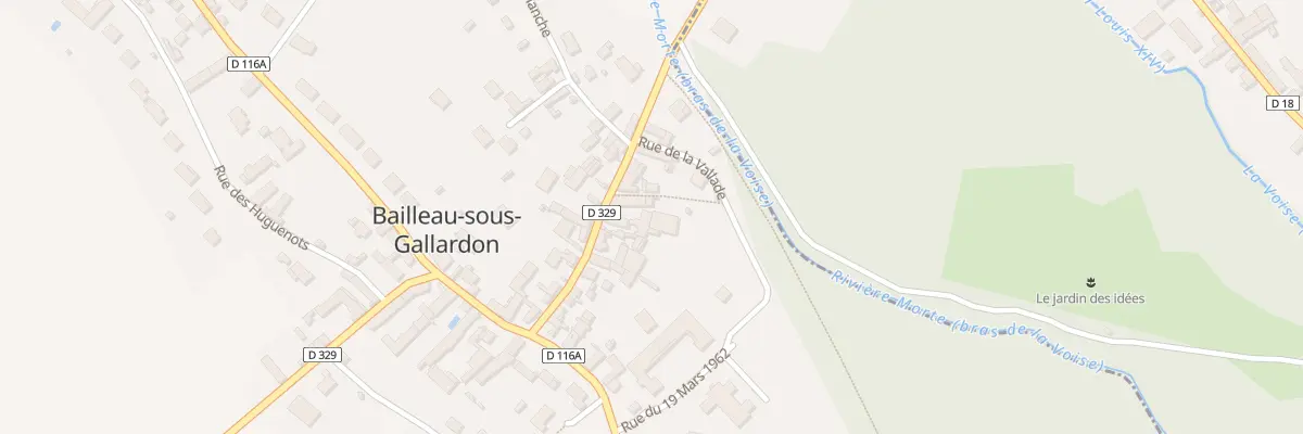 Plan du 9 Rue de l’Ancienne Gare à Bailleau-Armenonville