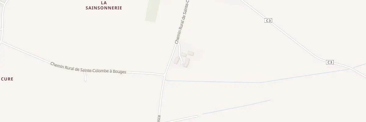 Plan du 5173 Le Pre Laboure à Bouges-le-Château